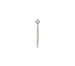 Boucle d'oreille Just Joy Lucky Brillant – Image 4