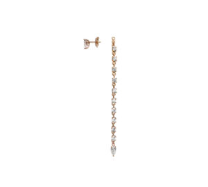 Boucles d'oreille Just Joy Eclat en or rose 18 carats et diamants