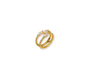 Bague amanda trilogy en or jaune