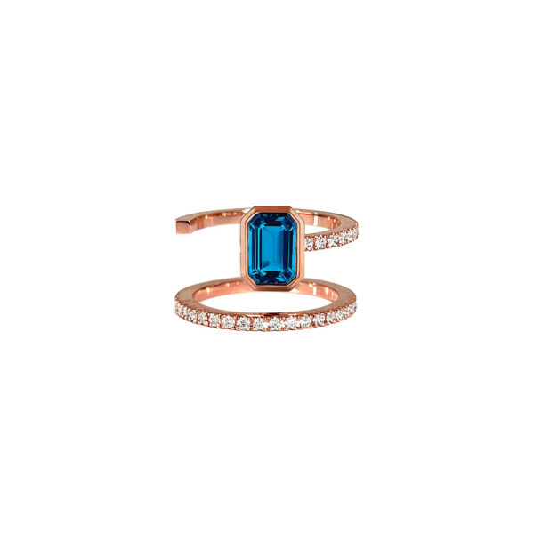 Bague Bella S Blue Bezel