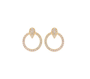 Boucle d'oreille glamrock en or jaune