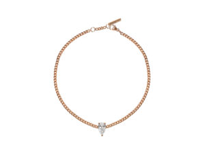 Bracelet Just Joy Diamant poire 0.30 carats or rose 18 carats