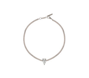 Bracelet Just Joy Diamant poire 0.50 carats or blanc 18 carats