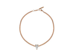 Bracelet Just Joy Diamant poire 0.50 carats or rose 18 carats