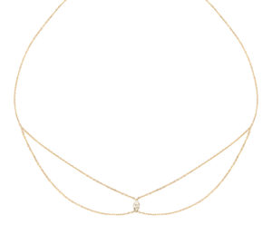 Chocker just joy marquise en or jaune