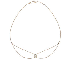 Chocker Mila Joy poire or jaune