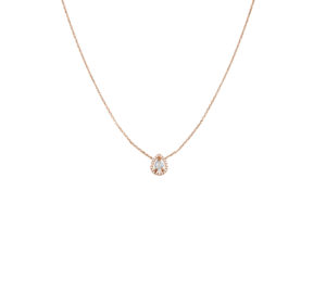 Collier Mila Poire en or rose