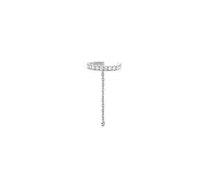 Ear cuff iris liberty en or blanc