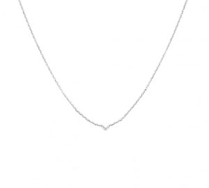 Collier Victoire Mini en or blanc