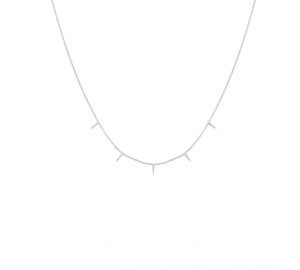 Collier Amanda Crazy en or blanc