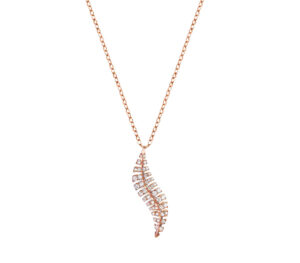 Collier Plume en Or 18 carats