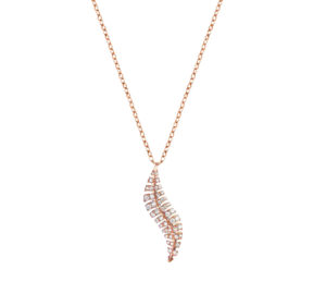 Collier Plume en Or 18 carats