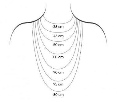 Guide des tailles Colliers - Necklace size guide