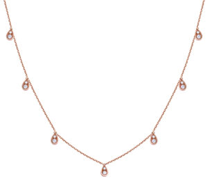 Collier eclipse seven en or rose