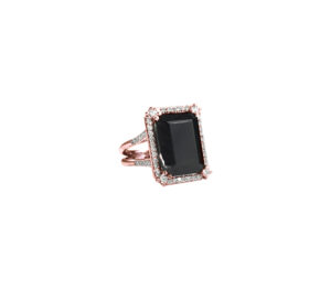 Bague Mila Square GM en or rose