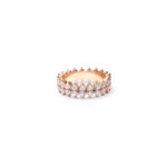 Bague Amanda Empire Single Gm en or rose