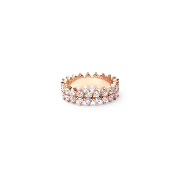 Bague Amanda Empire Single Gm en or rose