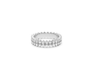 Bague amanda empire pm en or blanc