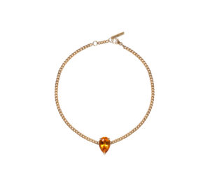 Bracelet Just Joy Golden Or jaune et citrine