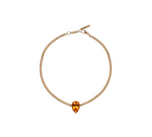 Bracelet Just Joy Golden Or jaune et citrine