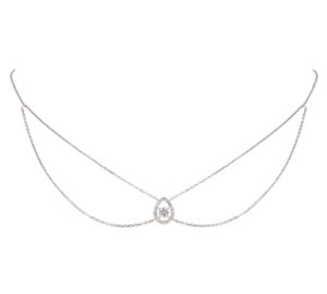 Chocker mila new en or blanc