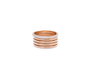 Bague sophia five en or rose