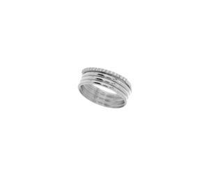 Bague Sophia Four en or gris