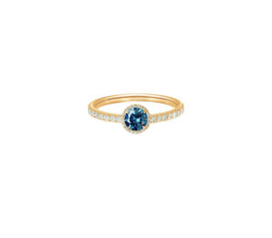 Bague Mila Diamant Bleu – Image 3