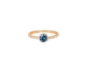 Bague Mila Diamant Bleu – Image 2