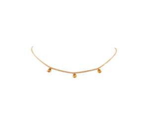 Collier maille golden shorel en or rose