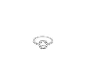 Bague mila mini brillant en or blanc-2