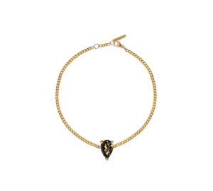 Bracelet just joy smoky en or jaune