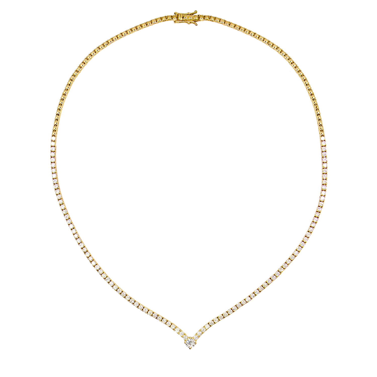 Collier Rivière Joy V or jaune