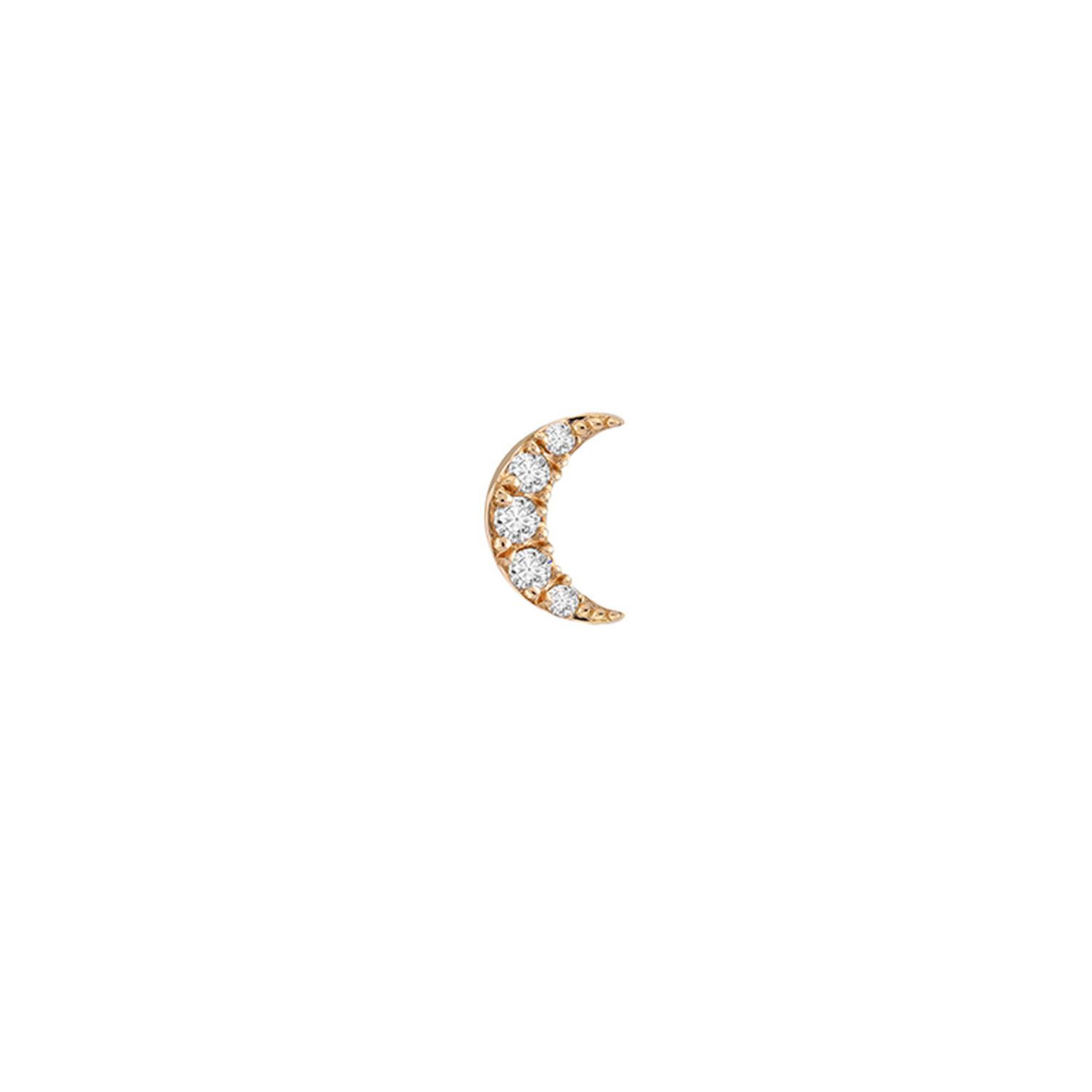 Piercing d’oreille Iris Moon PM or jaune