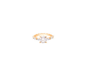 Solitaire Amanda Nude Brillant en or rose